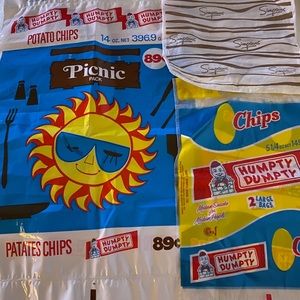 Vintage chip humpty dumpty Bags from 1970’s/80’s